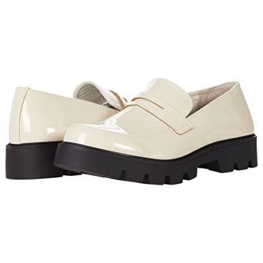 Imagem de Chinese Laundry Mocassins Femininos de Couro Playback Slip On, Patente em creme, 6.5