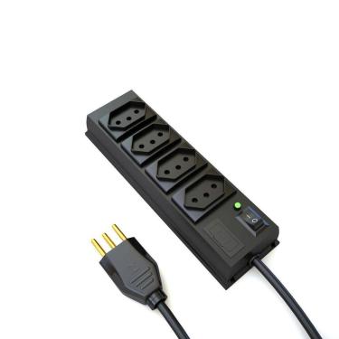 Imagem de Filtro De Linha 4 Tomadas Padrão Nbr14136-10A-100/240V 2P+T