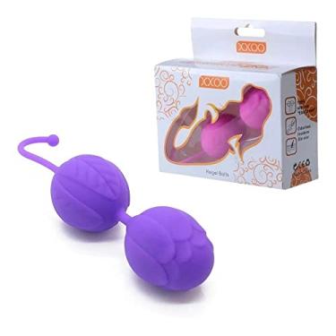 Imagem de Bolinhas Kegel Balls Em Silicone Para Pompoarismo Com Peso Roxo - Xxoo REF:5166-RX