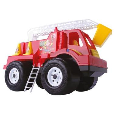 Imagem de Mini Caminhão Infantil Tandy Bombeiro - Brinquedos Cardoso