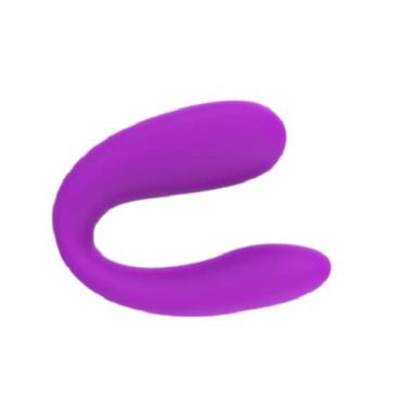 Imagem de Vibrador Feminino Casal Em Formato de C Roxo