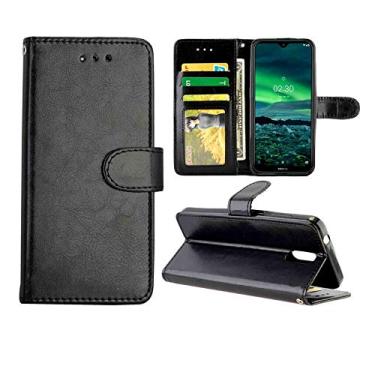 Imagem de HONGYAN Capa de telefone Para Nokia 2.3 Horse Texture Leather Horizontal Flip Protective Case com titular e slots de cartão e carteira e moldura Capa protetora