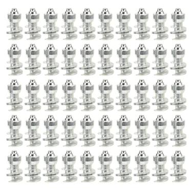 Imagem de 50 Peças Parafuso Prisioneiro Antiderrapante para Pneus de Bicicleta Roda Pneu Picos de Neve para Carro Caminhão Empilhadeira Motocicleta