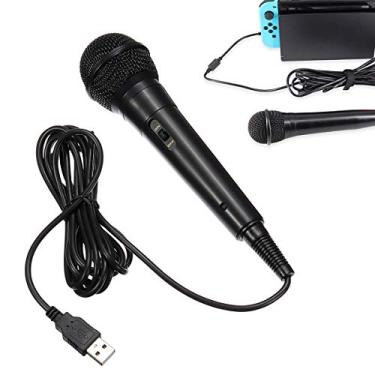 Imagem de OSTENT 3M Microfone USB com Fio para Sony PS4/PS3 Nintendo Switch/Wii U/Wii PC