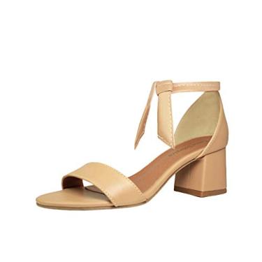 Imagem de Sandália Troca Tira Salto Baixo Grosso Luiza Sobreira Nude Mod. 2206-2