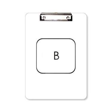 Imagem de Teclado Symbol B Prancheta Pasta Bloco de Escrita Placa de Apoio A4