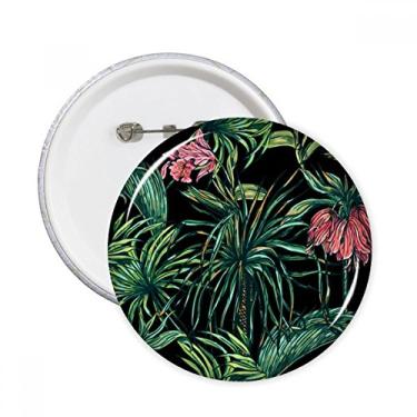 Imagem de Flor planta, folha, céu escuro, alfinetes, emblema, botões, decoração, presente, 5 peças