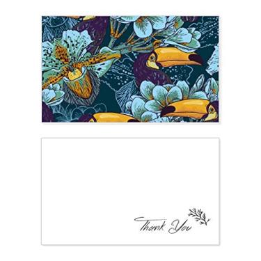 Imagem de Orquídea, pássaro, padrão contínuo, animal, cartão de agradecimento, papel de aniversário, agradecimento de casamento