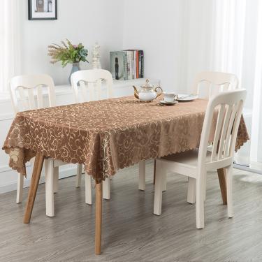Imagem de Toalha de mesa jacquard sofisticada de hotel tecido para banquetes restaurante toalha de mesa de hot