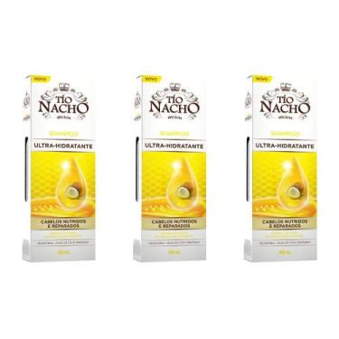 Imagem de Kit C/03 Tio Nacho Ultra Hidratante Shampoo Coco 415G