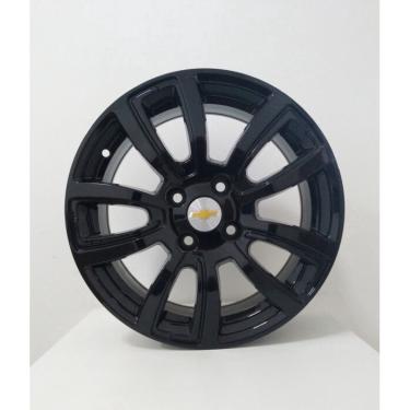 Imagem de 4 Rodas gm Onix Activ - brw 1210 - Aro 14 4x100 Preta Brilhate