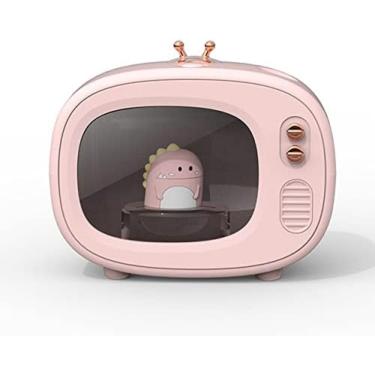 Imagem de Umidificador Criativo TV Sem Fio Umidificador De Ar USB Recarregável Ultrassônico Cool Névoa Difusor De Água Com Luz LED Umidificador Bonito Para Animais De Estimação,Dinossauro,Constructive23