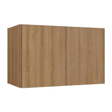 Imagem de Armário de Lavanderia Aéreo Multiuso 2 Portas Multimóveis Mp5040 Rustic