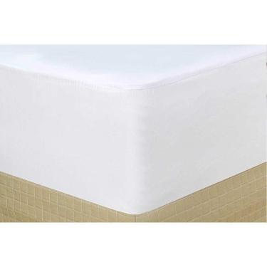 Imagem de Protetor Colchão Casal Liso Impermeável (138x188) - Ortobom
