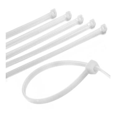 Imagem de Force Line Abracadeira Branca De Nylon Pacote Com 100 Peças