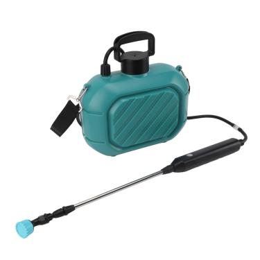 Imagem de Pulverizador Movido a Bateria 5L, Pulverizador Elétrico Portátil Recarregável de Jardim Com Varinha Telescópica, Alça de Ombro, 3 Bicos de Névoa, para Irrigação de Gramado (Azul)