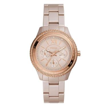 Imagem de Relógio Fossil Feminino Stella Rosé CE1112/9JN