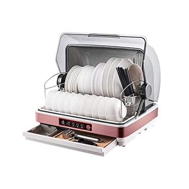 Imagem de Mini máquina de lavar louça, máquina de lavar louça portátil com um clique, tamanho pequeno - Lava-louças de mesa ideal para apartamento de restaurante familiar