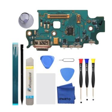 Imagem de iParto Kit de substituição de porta de carregamento para Samsung Galaxy S23+ Plus SM-S916U SM-S916U1 USB Flex Dock Connector Charging Flex Substituição com ferramentas