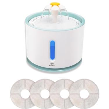 Imagem de Kit Bebedouro Tipo Fonte Com Filtro Healthy Pet Animus + 4 Filtros