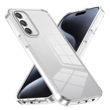 Imagem de Capa protetora à prova de choque Crystal Clear compatível com Samsung Galaxy A52 5G europeu (internacional): capa de 162 mm * 77,6 mm * 8,4 mm, PC de acrílico rígido, capa traseira protetora ultrafina