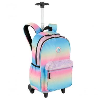Imagem de Mochila Carrinho Capricho Sunday Degrade Colorido Grande