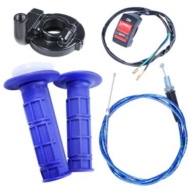 Imagem de HOOUP Conjunto de cabos de acelerador de 22 mm para refrigerador SSR 110cc 125cc Apollo CRF50 Roketa Pit Dirt Bike Coleman CT100U CC100X CT200U BT200X Motovox MBX10 MBX11 Baja Doodle Bug DB30 Mini