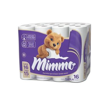 Imagem de Mimmo Papel Higienico Folha Dupla, 30m, Leve 16 Pague 15 Rolos