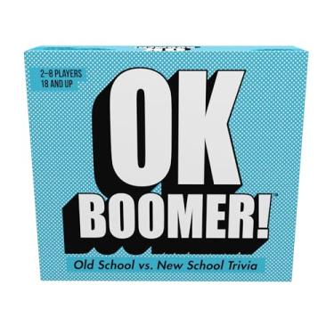 Imagem de Games Adults Play OK Boomer - The Old School vs. New School Trivia Game, Blue Sky