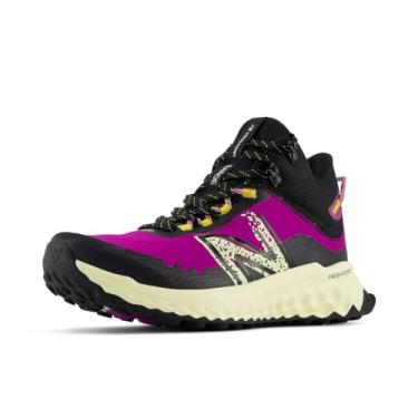 Imagem de New Balance Tênis de corrida feminino Fresh Foam Garoé V1 Midcut Trail, Roxo fúcsia/luz ambiente/preto, 9