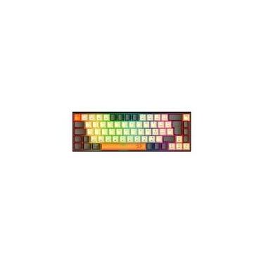 Imagem de Teclado Mecânico Gamer Redragon Ryzer, RGB, Switch Brown, ABNT2, Layout 60%, Bege, Preto e Laranja - K633CGO-RGB (PT-BROWN)