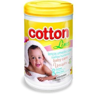 Imagem de Lenco umedecido cotton line baby care unisex