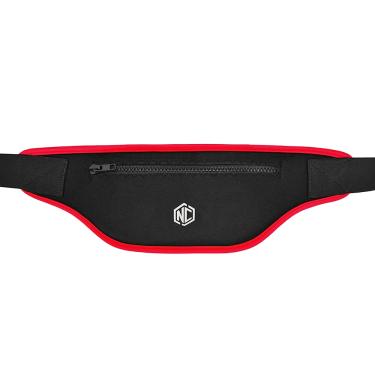 Imagem de Pochete Sport em Neoprene - Preto c/Vermelho UNICO