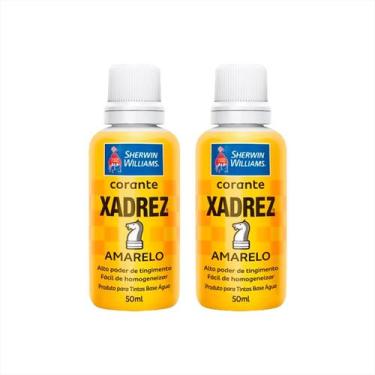 Imagem de Xadrez Corante Liquido 50ml Diversas Cores - Kit 2 Unidades - Lanxess,