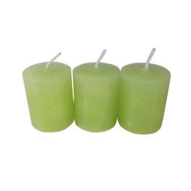 Imagem de Kit 3 Velas Aromáticas Perfumadas Com Aroma De Capim-limão - Velas da 