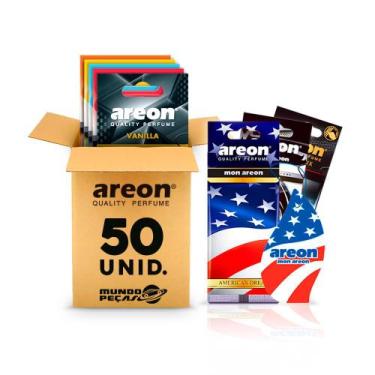 Imagem de Aromatizante Automotivo Areon folha 50 UNIDADES