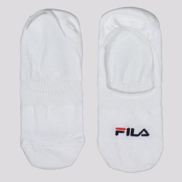 Imagem de Kit Meia Fila 3 Pares Cano Invisível Branco, 39-43