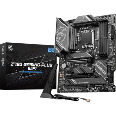 Imagem de Placa Mãe MSI Z790 Gaming Plus Wifi, DDR5, LGA 1700, ATX, Chipset Intel Z790, Z790-GAMING-PLUS-WIFI