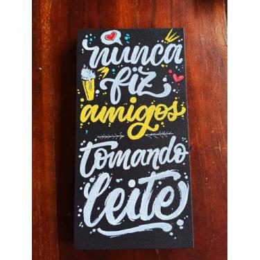 Imagem de Quadro Lettering feito a mão - Rabiscos Escritos