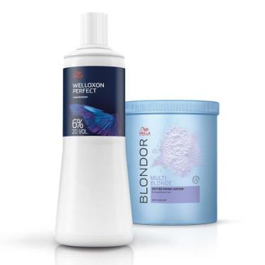 Imagem de Kit Wella Blondor Pó Descolorante e Oxidante 6% 20V (2 produtos) - Wel