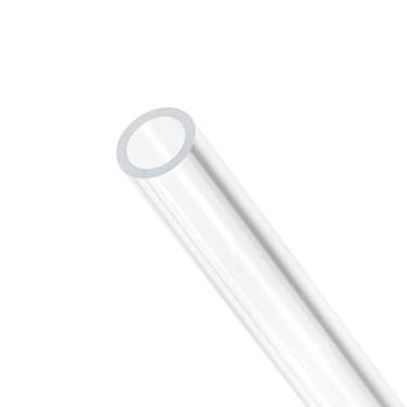 Imagem de Rebower Tubo redondo rígido de acrílico transparente, [para aquário, artesanato, tubo de iluminação] - 1/4"x5/40.6 cm/30.5 cm/4 peças