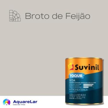 Imagem de Toque Seda Suvinil Acetinado 3,2L, BROTO DE FEIJÃO, 3,2L