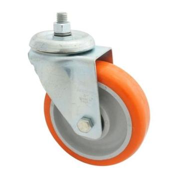 Imagem de Rodízio Giratório Espiga 5 Laranja Gle 514 Upn 150Kg  GLE514UPN  - Sch