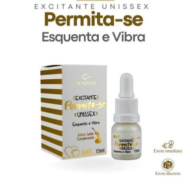 Imagem de Excitante Térmico Comestivel Beijável Unissex Esquenta e Vibra Sabor L