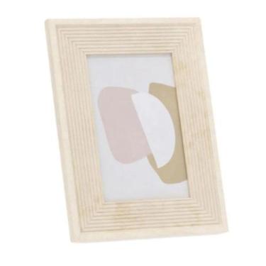 Imagem de Porta Retrato em Vidro Papel e MDF 15x20cm 19256 - Mart