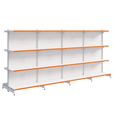 Imagem de Gôndola Centro 1 Inicial 3 Continuações 1,37 m 40KG FIT Expositor de Supermercado Amapá