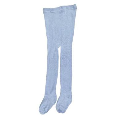 Imagem de Meia Calça Infantil Grossa Menina Menino Lisa Inverno para Frio Quente