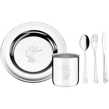 Imagem de Kit Alimentação Infantil 5 Peças Tramontina Baby - 64250/750