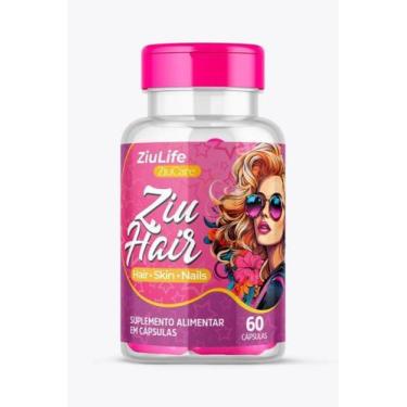 Imagem de Cabelos,Unhas e Pele. Ziuhair 60 cápsulas 500 MG - Ziulife Brasil