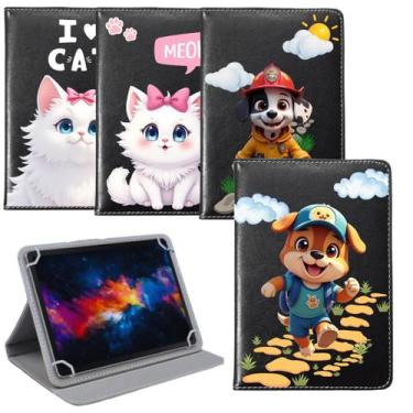 Imagem de Capa Case Giratória Infantil Personalizada para Tablet multi m8, wifi 